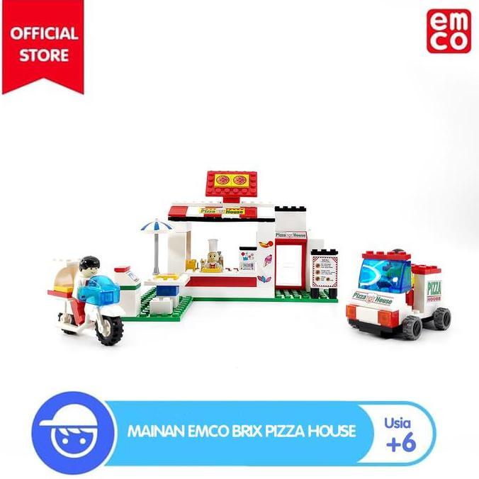 Mainan EMCO Brix Pizza House