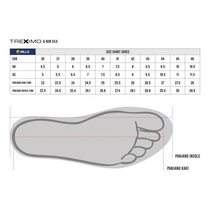 SEPATU RUNNING MILLS TREXIMO ENERLITE - SEPATU RUNNING UNISEX WANITA PRIA - SEPATU OLAHRAGA TERBARU 