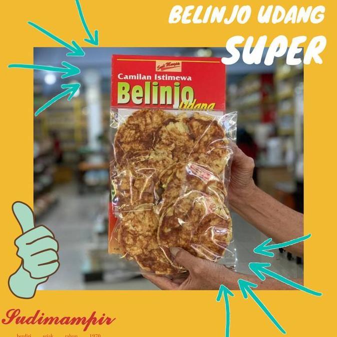 Emping Belinjo/Blinjo Udang Sudi Mampir |Oleh Oleh Surabaya/Jawa Timur