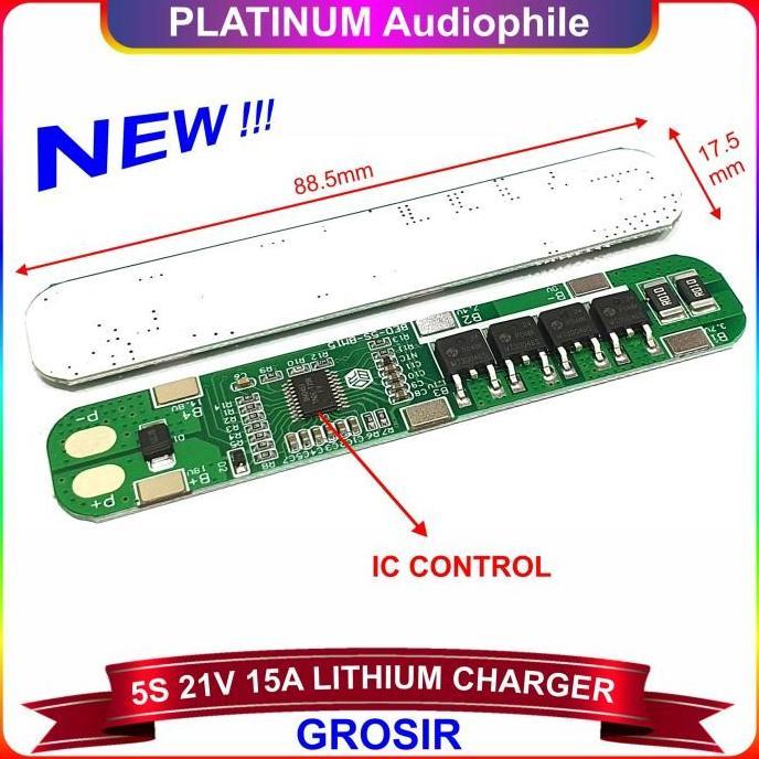Lithium Baterai Charger Modul | 5S 21V BMS Protection NEW IC CONTROL