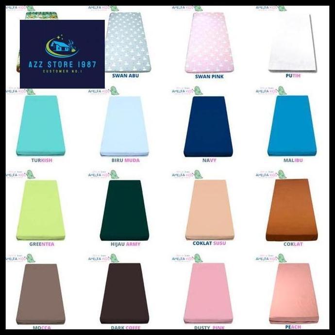 Sarung kasur resleting 70x180 80x180 90x180 100x180 120x180 140x180 tinggi 5 10 15 20 25 30cm