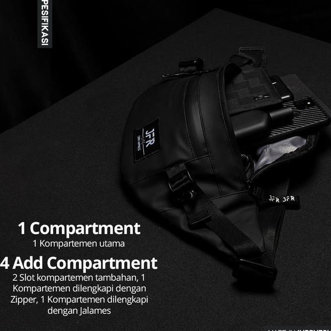 Jfr Lark Waist Bag Tas Selempang Bahan Bimo Pvc Jt43