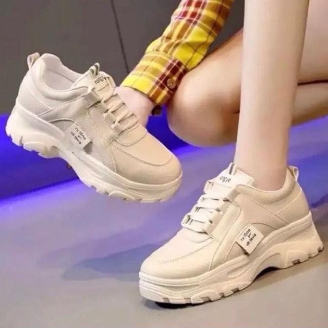 Sepatu Sekolah Hitam Sepatu Perempuan Korean Style Warna Hitam terbaru Sepatu Formal Cewek Hits Sepa