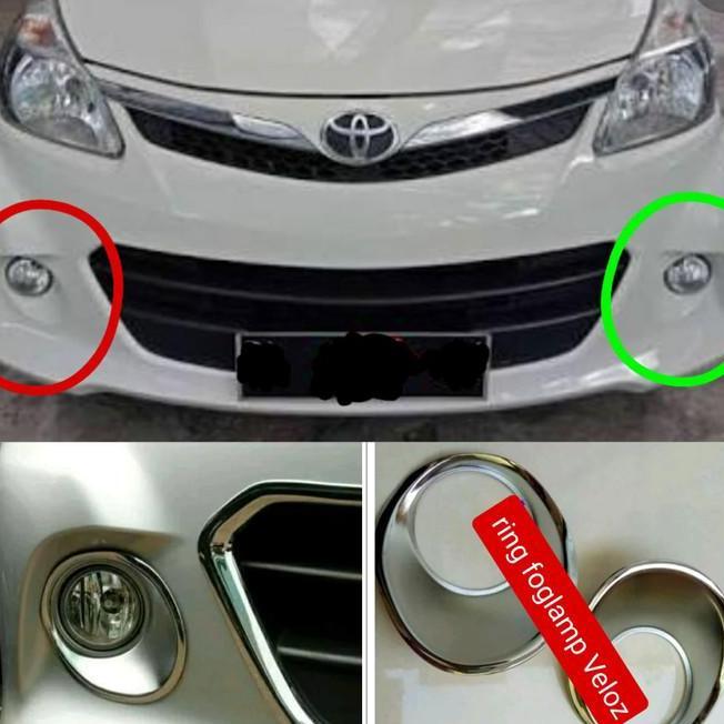 Garnish/Ring Foglamp Chrome Veloz 2012 All Avanza Type 2012-2014