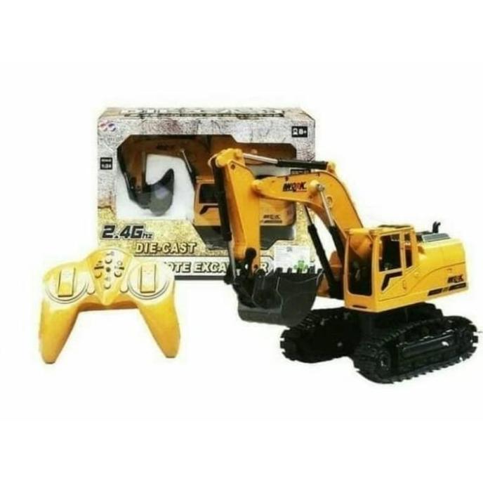 Rc Excavator Metal 8Ch 1.24 2.4Ghz AO HAI 3853 RC Beko metal besi asli