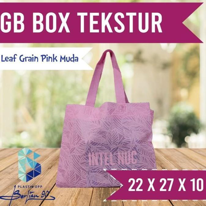 Goodie Bag Spundbond Motif Emboss 22 x 27 x 10 cm Tas Hajatan