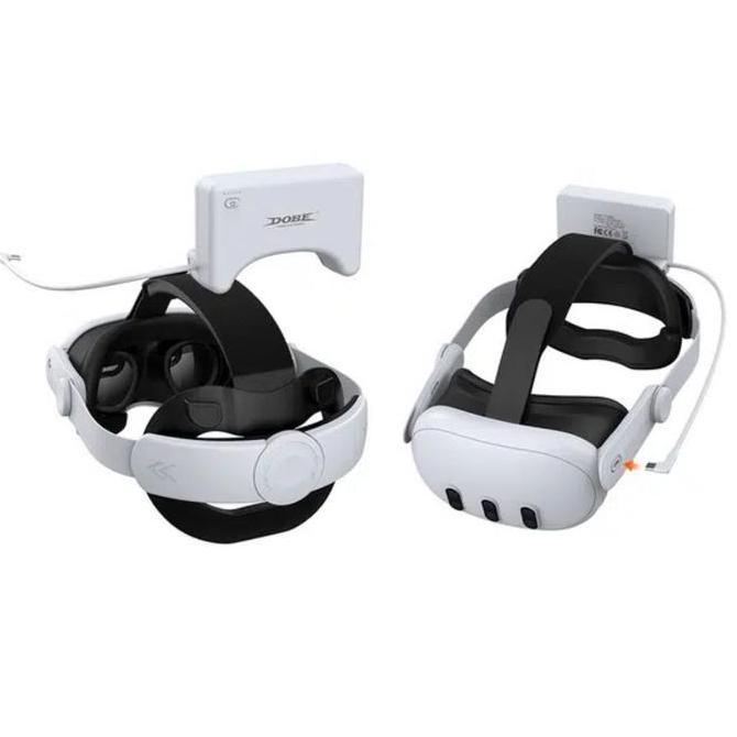 DOBE Headset VR Battery / Headstrap for Meta Quest 3/3S VR / Strap kepala untuk VR Meta Quest 3/3S /