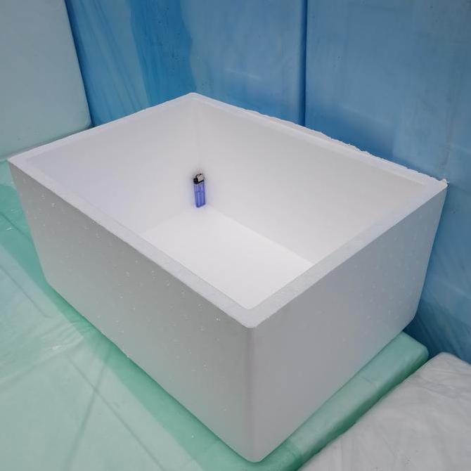 Kubika- Styrofoam Box 60 / Ag 60 Polos Ukuran 59 X 42 X 30 Cm