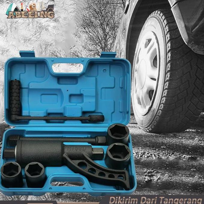 FKINAPE Kunci Torsi Roda Truk Labor Saving Kunci Roda Truk / Kunci Roda Truk