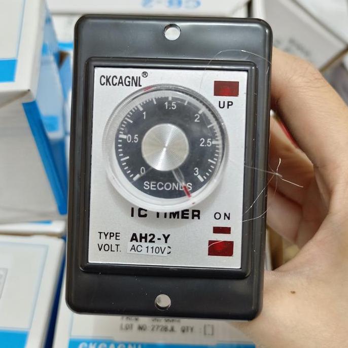 Ic Timer Ckcagnl Ah2-Y Ah2Y Ah2 Y 3S 3Sec 3 Sec 110V 110V/Ac 50/60Hz Terlaris