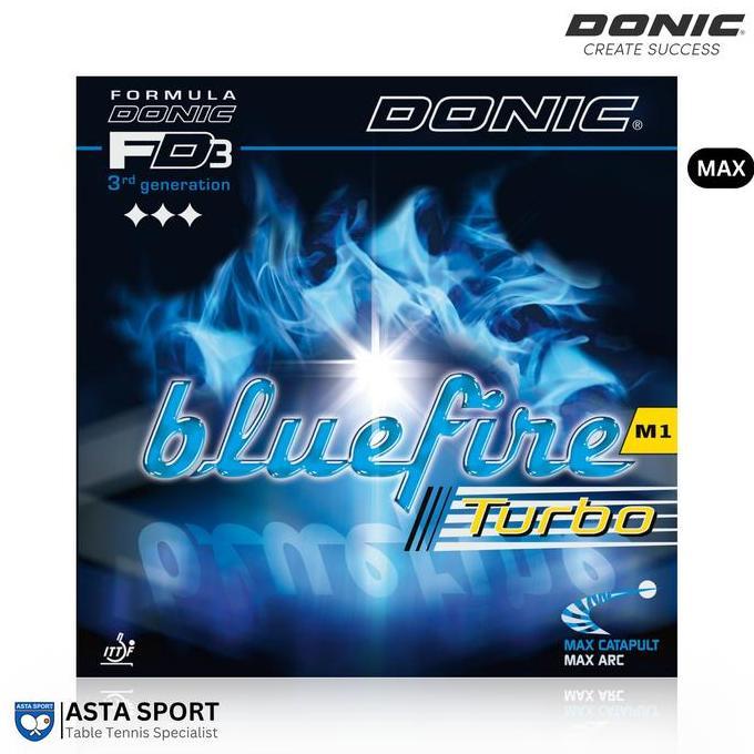 Ebyamagara- Donic Bluefire M1 Turbo Karet Pingpong Rubber Tenis Meja