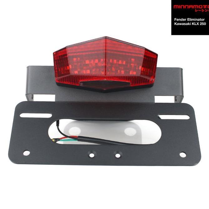 New MINNAMOTO Fender Eliminator Tail Tidy Dudukan Plat Belakang Kawasaki KLX 250