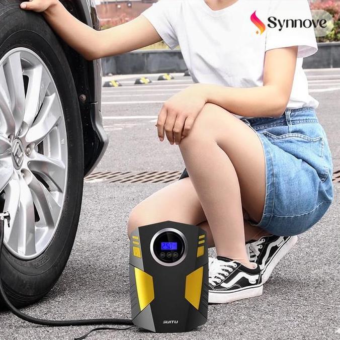 Murah Pompa Ban Elektrik Layar Digital Inflator Pompa Ban Sepeda Motor Pompa Angin Portable Pompa Ba