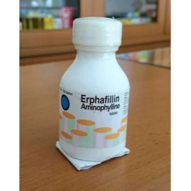 Erphafillin Aminophylline 200 mg Isi 100 Tablet