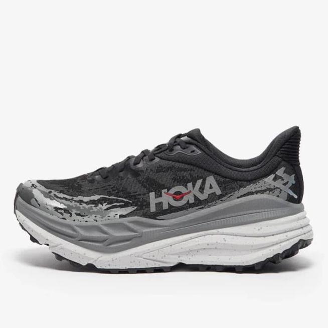 Sepatu Hoka One One Stinson 7 Black Grey Original