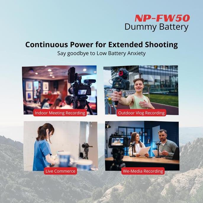 Twara- Takara Dummy Battery Usb Type-C For Sony Np-Fw50