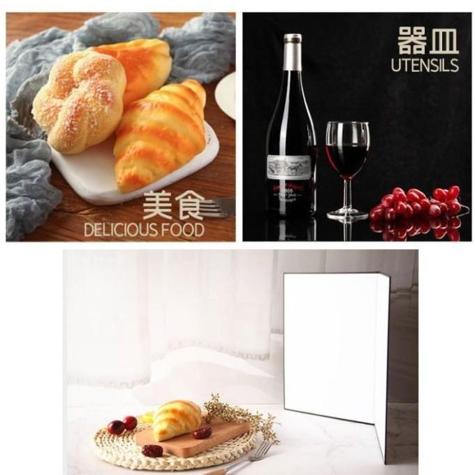 Reflektor Papan Lipat Fotografi Cardboard A3 / Perlengkapan Fotografi