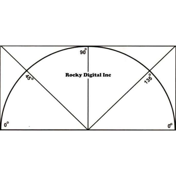 Alat Ukur Derajat Po - Polarizer Film Angle Testing - rare item