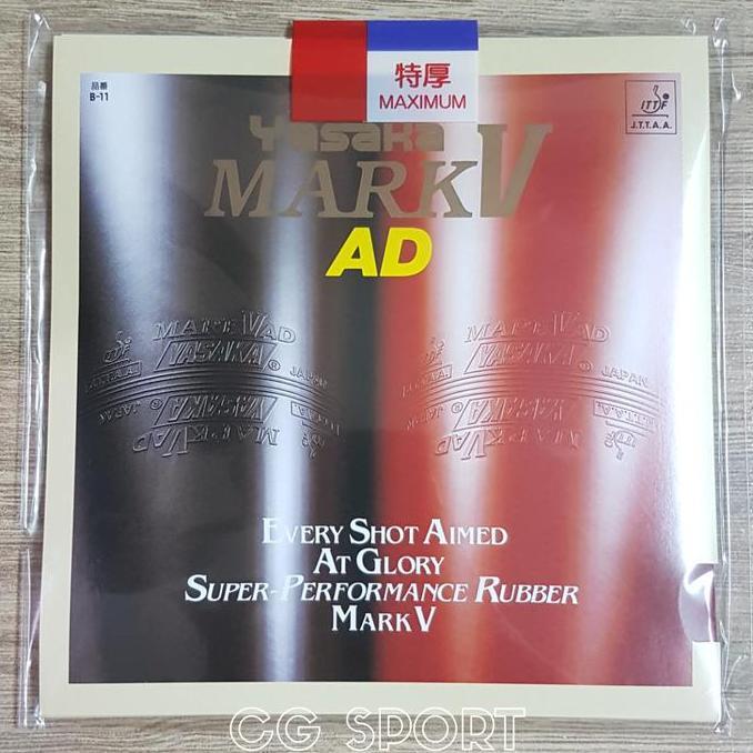 NEW Karet Pingpong Yasaka Mark V AD