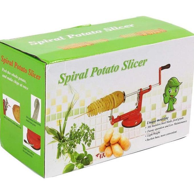 Pemotong Kentang Spiral Potato Slicer Alat Ulir Kentang - Potato Slicer Alat Pemotong Kentang Spiral