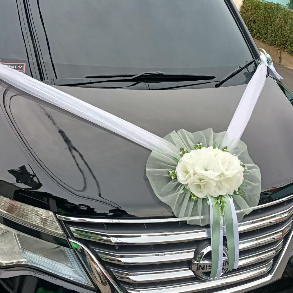 BUNGA HIASAN MOBIL PENGANTIN MEWAH | WEDDING FLOWERS | KARANGAN BUNGA MOBIL PENGANTIN