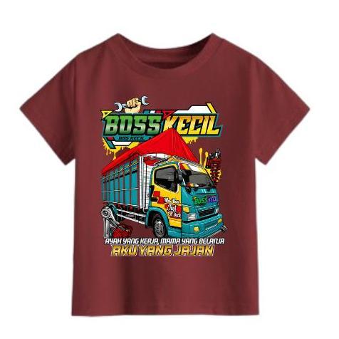 Promo Kaos Anak Anak Karakter Truck Bos Kecil Umur 2-16 Tahun Cod