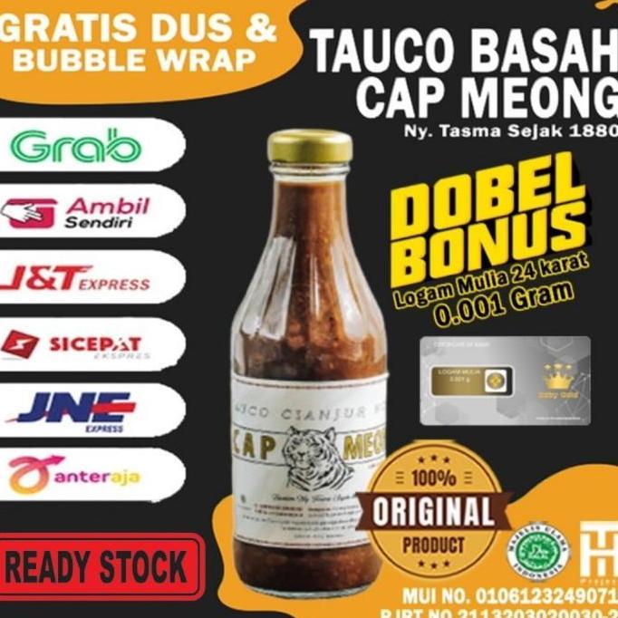 Tauco Basah Tauco Cap Meong Ny. Tasma 1880 TAUCO NO.1 ASLI CIANJUR