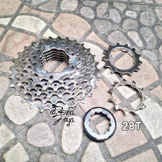 Promo 28T Sprocket Oxo 7 Speed 7Sp Cassette 11-28T