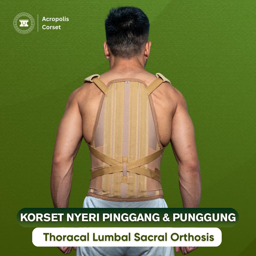 Korset TLSO / Korset Tulang Belakang / Penyangga Tulang Belakang / Kesehatan / Alat Terapi Korset