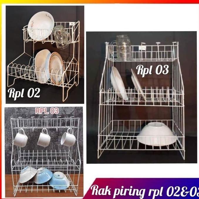 Rak Piring Dapur RPK RPL Susun 2 dan 3