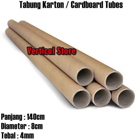 Kardus Selongsong / Tabung Karton Kardus Poster / Cardboard Tube 140cm
