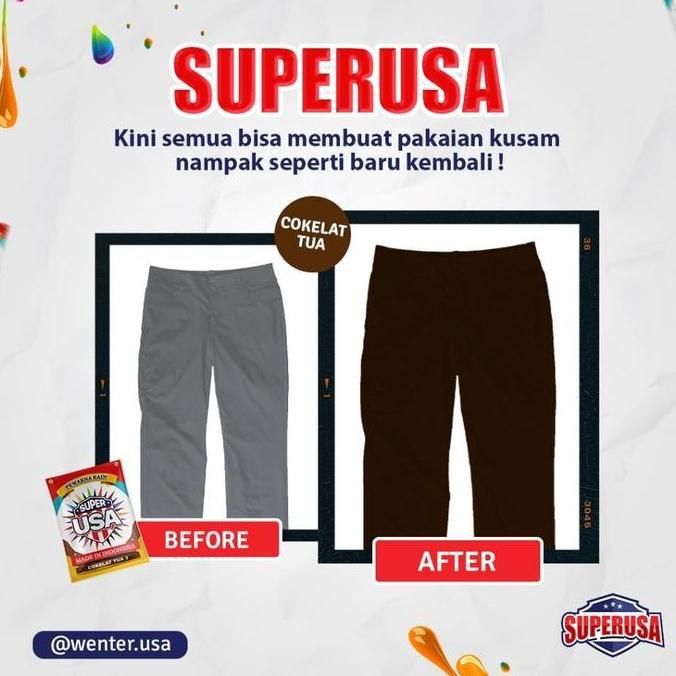 Wenter SUPER Pekat - Pewarna Tekstil - Wenter USA Pewarna Kain