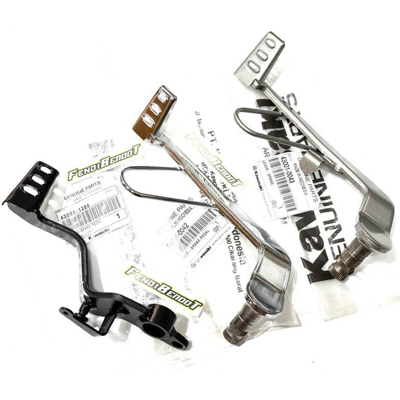 PEDAL PIJAKAN REM BELAKANG NINJA R SS RR ORIGINAL LEVER BRAKE PEDAL 43001-1388 43001-0042 43001-0043