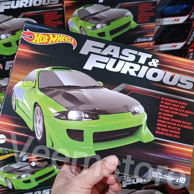 Hotwheels Premium 1:64 Fast and Furious Gift Pack 10pcs 2023 [Original Mattel]