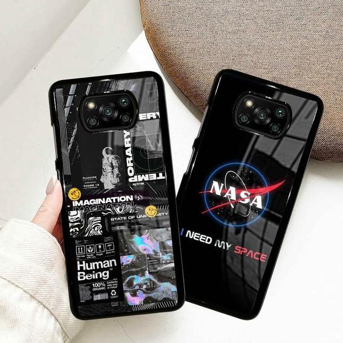 Case Glossy Poco X3 | X3 NFC | X3 PRO | Casing Hp Xiaomi | Nasa