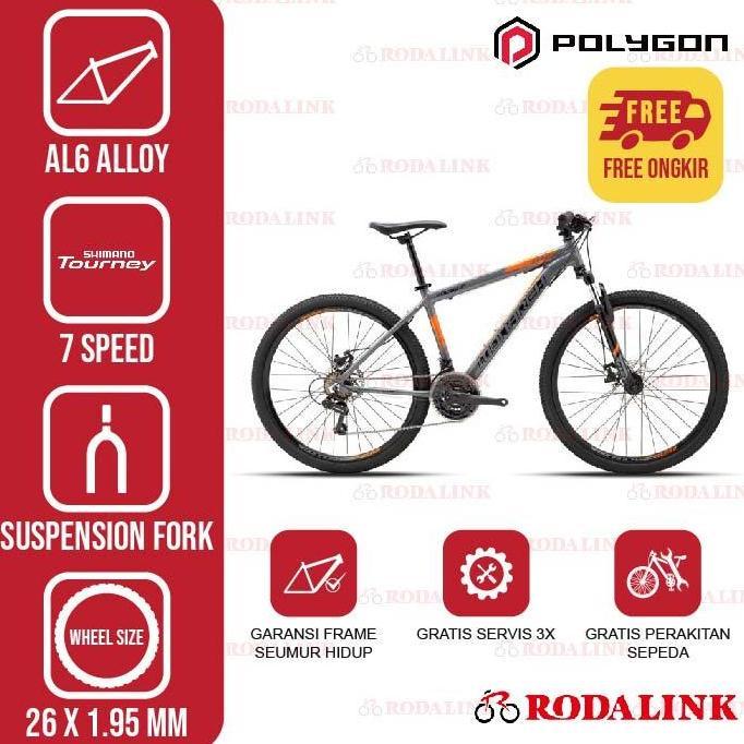 Polygon Sepeda Gunung MTB Monarch M3 26"