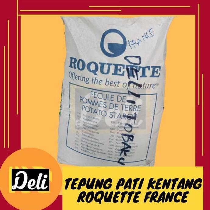 Potato Starch Roquette France Tepung Pati Kentang Putih Timbangan 1kg