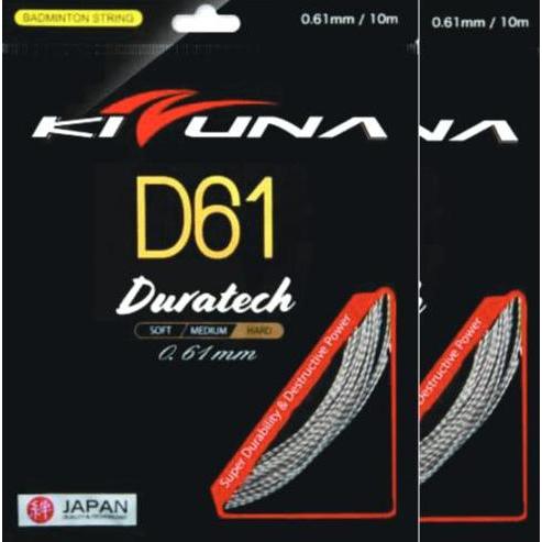 KIZUNA SENAR BADMINTON D61 D 61 DURATECH ORIGINAL