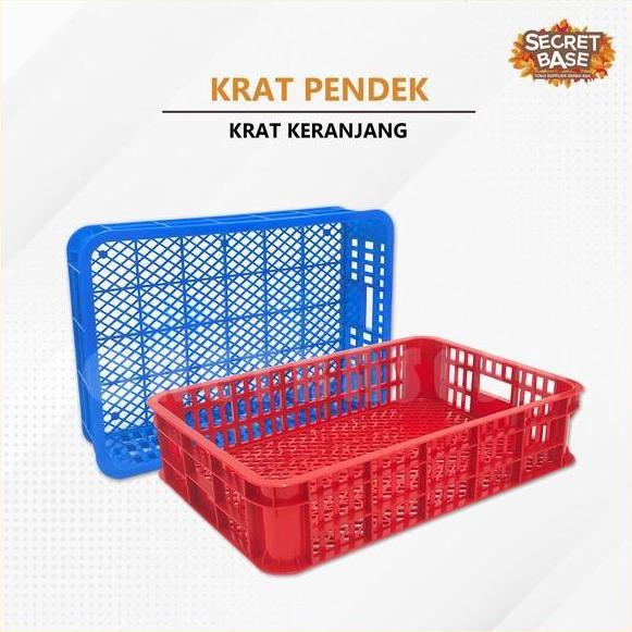 KRAT PENDEK - Keranjang Serbaguna / Keranjang Roti / Keranjang Plastik