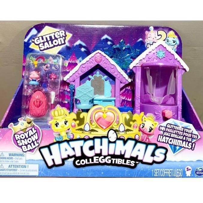 Hatchimals Colleggtibles Royal Snowball Glitter Salon