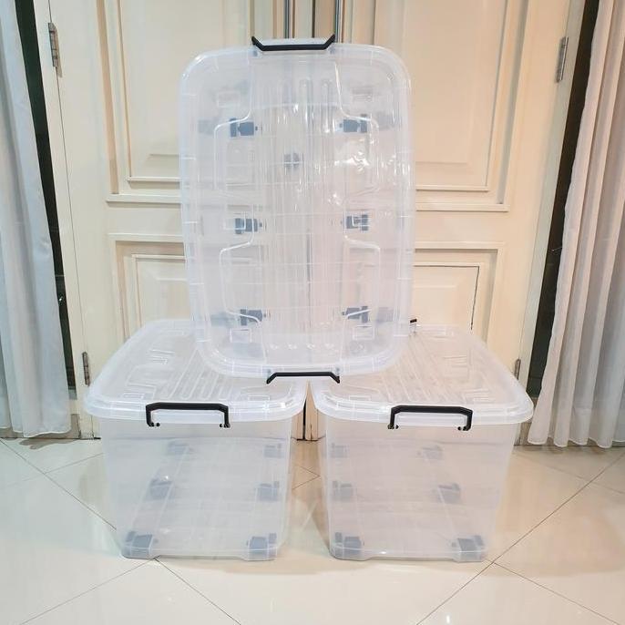 Container/ Storage Box Ezy Cb 130 L Pure/Bening/Transparan Vindo Biggy