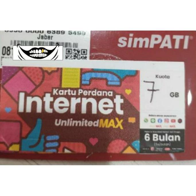TELKOMSEL 7GB UNLIMITEDMAX