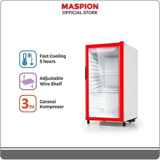 Maspion lemari pendingin showcase USG-126
