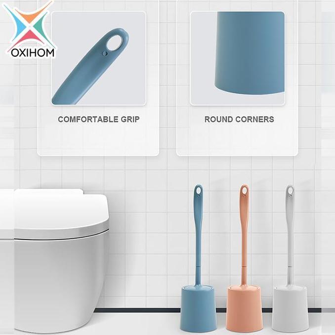 Oxihom Sikat WC Gantung Pembersih Toilet Brush