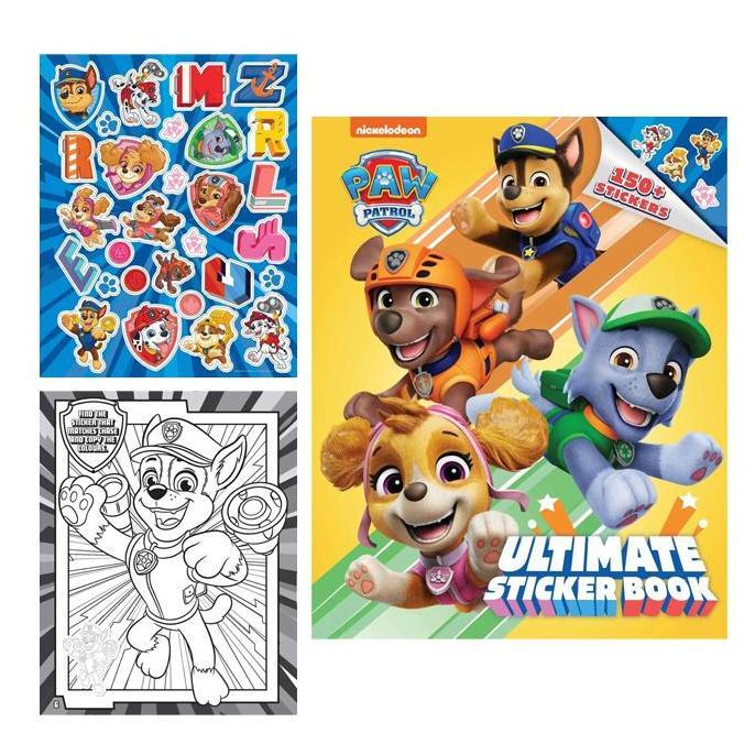 PAW Patrol Ultimate Sticker and Coloring Book to the Rescue 0167 - Stiker dan Buku Mewarnai