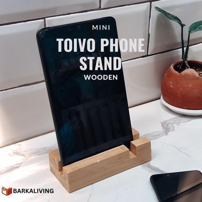 Low Toivo Wood Phone Holder/Stand HP Kayu/Holder HP Kayu/Dock HP Kayu