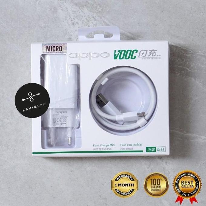 CHARGER OPPO VOOC MICRO FAST CHARGING ORIGINAL 100% Charger Oppo F9 F7