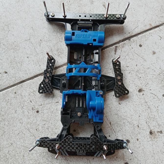 TAMIYA SIDE DAMPER BMAX CHASIS SUPER 2 KARBON [KOSONGAN]