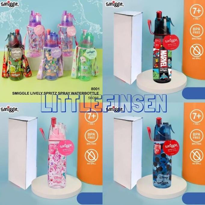 Botol smiggle lively spritz spray/botol smiggle dino/botol smiggle