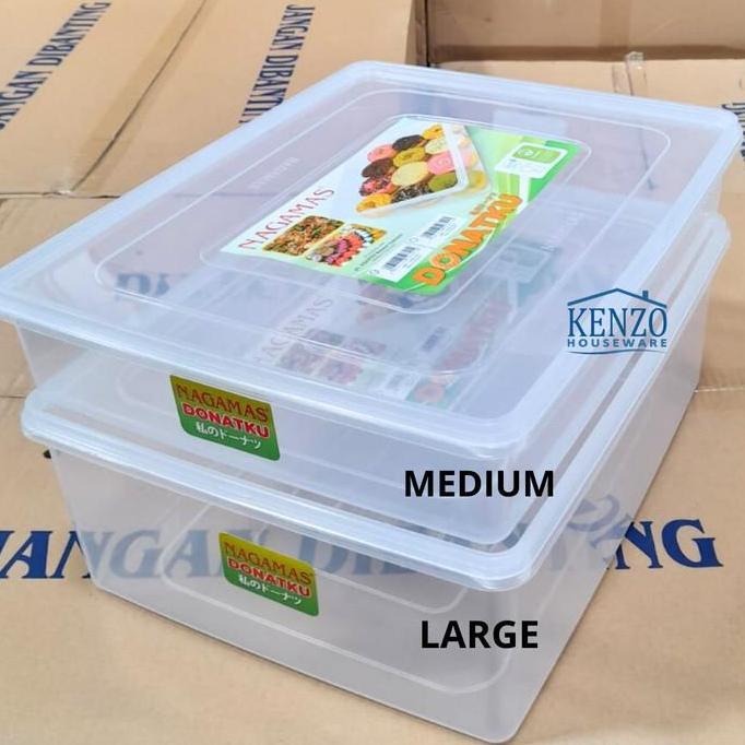 Toples Wadah Tempat Donat Plastik Kue Donat Serbaguna SHINPO JUMBO
